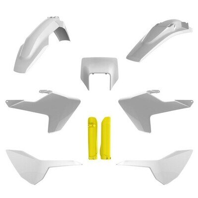 Polisport Husqvarna TE 125/150/250 FE 250/350/450 17-19 Full Plastic Kit OEM