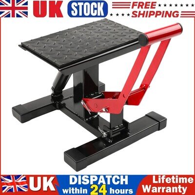 Motocross Red Lift stand MX Bike Stand - Heavy Duty Off-Road Stand Reliable
