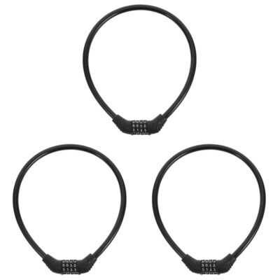 Heavy Duty Steel ABS Bike Lock Chain Versatile Portable Anti Theft Security