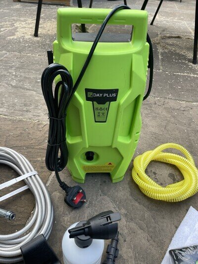 Day Plus Cordless Car Pressure Washer High Power Jet Wash Cleaner, Portable