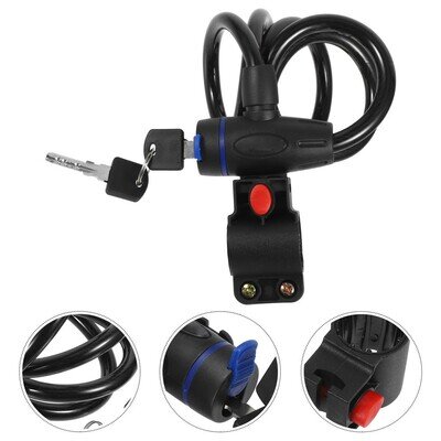 Durable Black Chain Lock Bike Anti-Theft Lock High Grade Steel Security