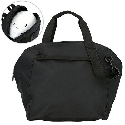 Motorcycle Helmet Carry Bag Soft Velvet Lining Waterproof Helmet Storage Black