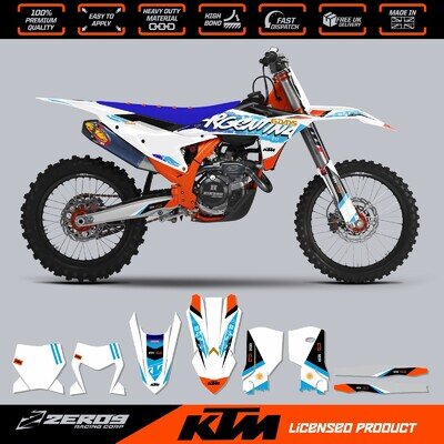 KTM MX Graphics Kit Motocross Graphics Decals SXF EXCF 125-500 6 DAYS ARGENTINA