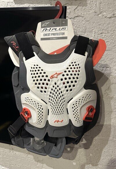 Alpinestars A-1 Plus Chest Protector Size M/L Motocross Mx Body Armour