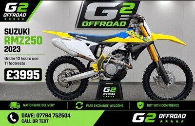 Suzuki RMZ250 2023 immaculate/ 10 hours use / nationwide delivery