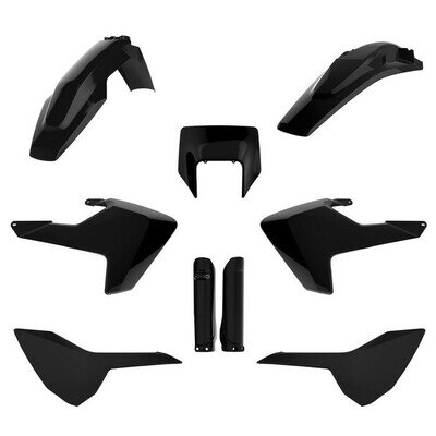 Husqvarna Plastic Kit with Fork Guards TE FE 2017 - 2019 BLACK