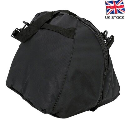 Motorcycle Helmet Bag Velvet Lining Waterproof Helmet zipper Carry Bag Black