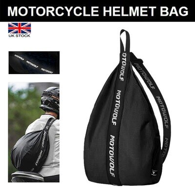 Motorcycle Full Face Helmet Bag Helmet Backpack with Adjustable Shoulder Strap