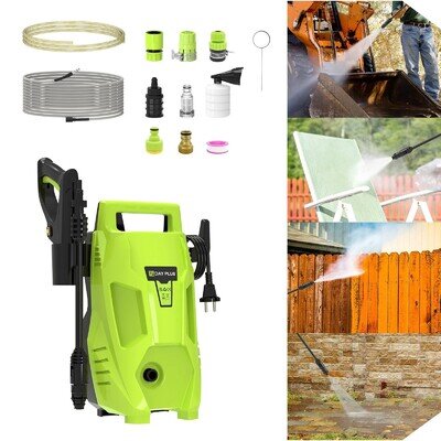 2050PSI Electric Pressure Washer 2200W 1.6GPM Jet Wash Adjustable Nozzle Car Pat