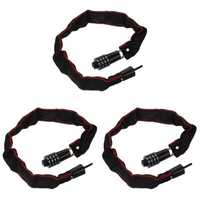 Wear Resistant Aluminum Alloy Bike Chain Lock with Code for Secure Cycling