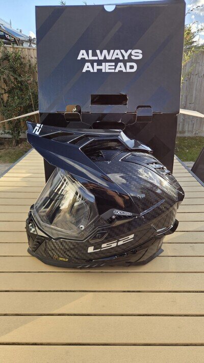 LS2 MX701 EXPLORER ADVENTURE CARBON MOTORCYCLE HELMET