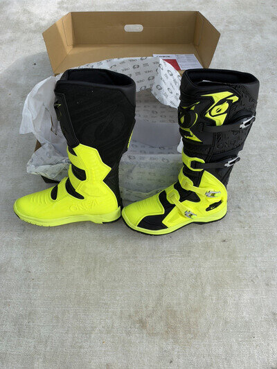 Oneal RMX Pro Motocross MX boots Yellow/Black EU 48 (INC VAT)