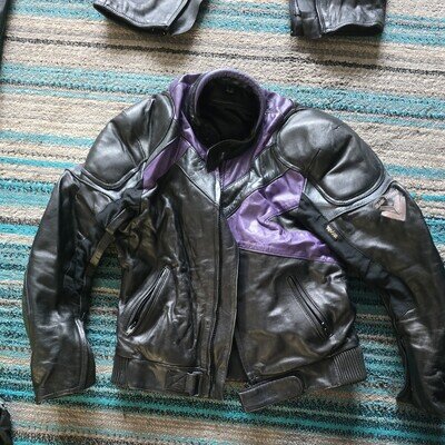 Mens Frank Thomas Motorcycle Jacket, trousers and boots
