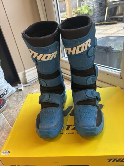 Thor Blitz MX Motocross Boots - Youth Size Uk3