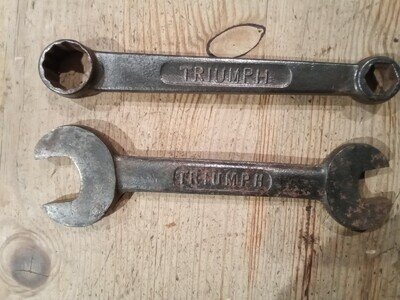 Genuine Triumph Motorcycle Tool Kit Spanners Thunderbird Tiger 100