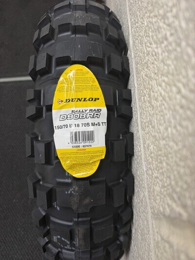 Dunlop RALLY RAID D908RR 150/70/18 70S M+S TT Motocross Tyre Suzuki KTM