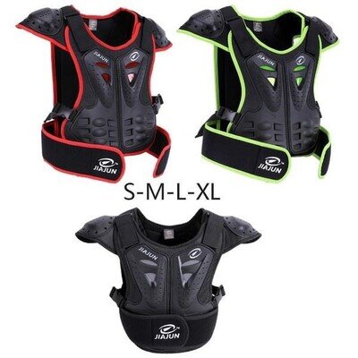 Kids Body Protector Vest Chest Spine Guard Motocross Dirt Bike Child Body Armour