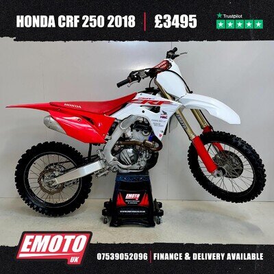 HONDA CRF 250 2018 Motocross Bike 250cc @EmotoUK - Finance Available