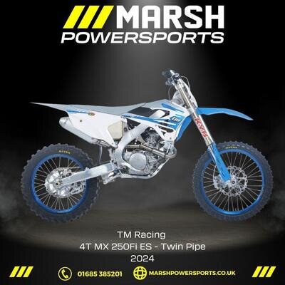 TM 4T MX 250FI ES - Twin Pipe 2024 Model - TM Main Dealer - Reserve NOW TM 4T MX 250FI ES - Twin Pipe 2024 Model - TM Main Dealer - Reserve NOW