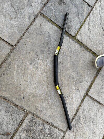 Pro Taper 1 1/8 Tapered Fat MX Handlebar Black Motocross Enduro Used