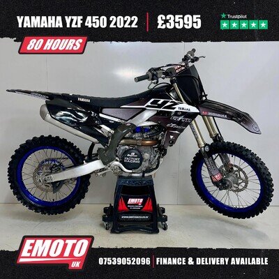 YAMAHA YZF 450 2022 Motocross Bike 450cc @EmotoUK - Finance Available