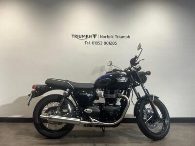 2024 Triumph Bonneville T100 New Demo Petrol blue Manual 2024 Triumph Bonneville T100 New Demo Petrol blue Manual