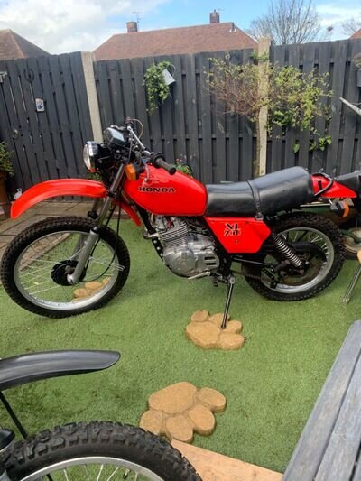 Honda xL250s 1981 Tax and Mot exempt Honda xL250s 1981 Tax and Mot exempt