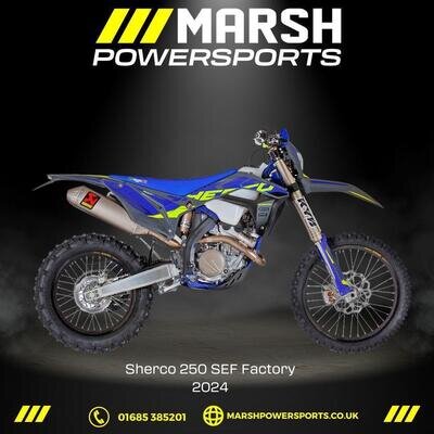Sherco SEF250 - 4T Factory Enduro 2024 Model - Sherco Main Dealer - Reserve Now! Sherco SEF250 - 4T Factory Enduro 2024 Model - Sherco Main Dealer - Reserve Now!
