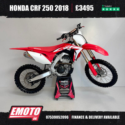 HONDA CRF 250 2018 250cc Motocross Bike @EmotoUK - Finance Available HONDA CRF 250 2018 250cc Motocross Bike @EmotoUK - Finance Available