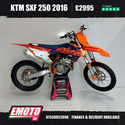 KTM SXF 250 2016 250cc Motocross Bike @EmotoUK - Finance Available KTM SXF 250 2016 250cc Motocross Bike @EmotoUK - Finance Available