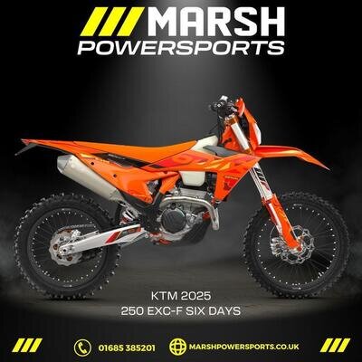 KTM 250 EXC-F Six Days 2025 - KTM Main Dealer - Taking Deposits Now! KTM 250 EXC-F Six Days 2025 - KTM Main Dealer - Taking Deposits Now!