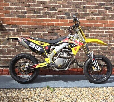 Suzuki Rmz450 2016 road legal supermoto wheels and offroad wheels