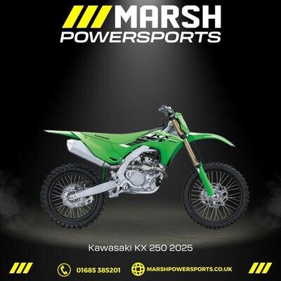 KX 250 - 2025 Model - Kawasaki Main Dealer - AMAZING PRICE!