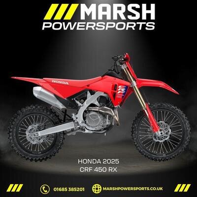 Honda CRF 450 RX 2025 Enduro bike - Honda Main Dealer - Reserve Now!
