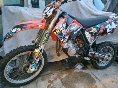 2012 KTM 85 SX OVERSIZED HEAD & PISTON £1000s SPENT VERY QUICK BIKE VFORCE REED