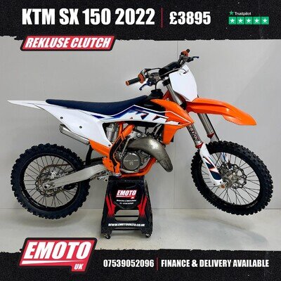 KTM SX 150 2022 Motocross Bike 150cc @EmotoUK - Finance Available KTM SX 150 2022 Motocross Bike 150cc @EmotoUK - Finance Available