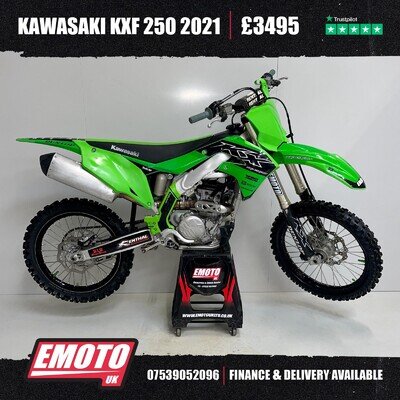 KAWASAKI KXF 250 2021 Motocross Bike 250cc @EmotoUK - Finance Available