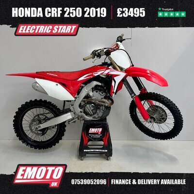 HONDA CRF 250 2019 Motocross Bike 250cc @EmotoUK - Finance Available
